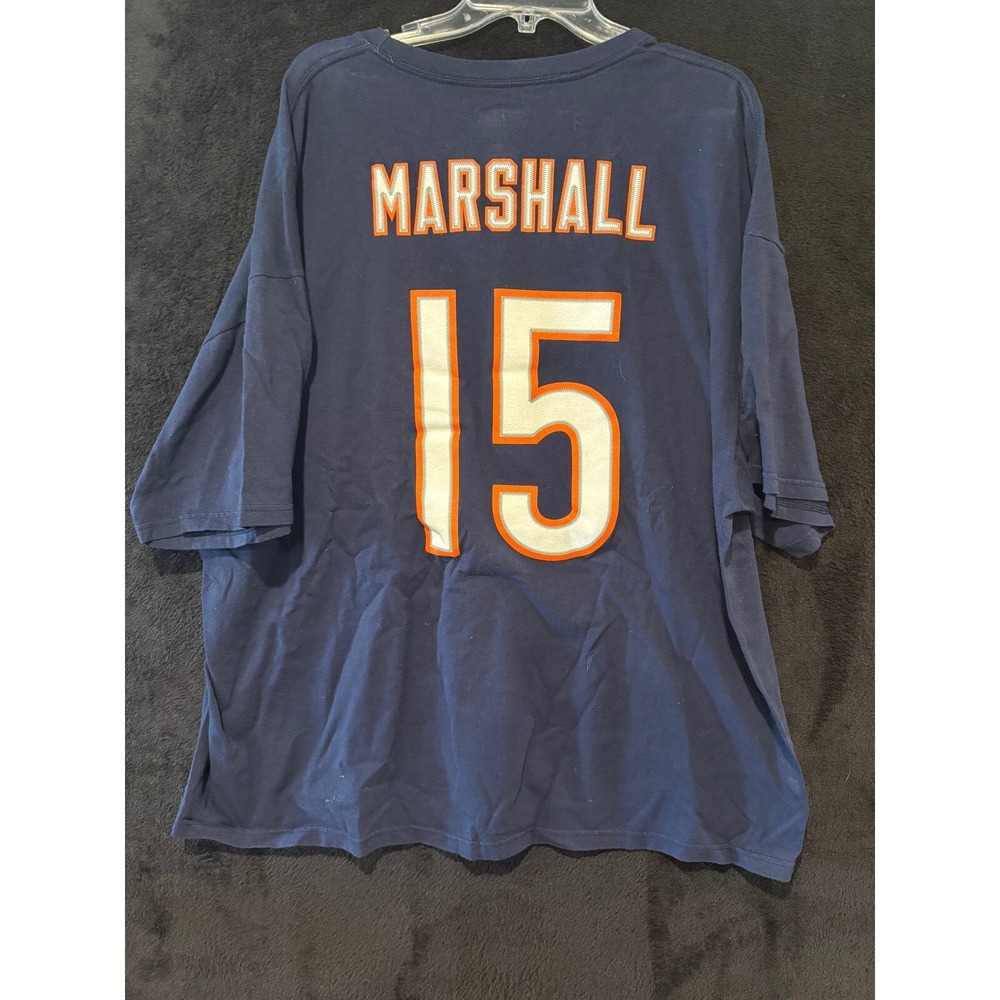 NFL Chicago Bears Wilbur Marshall #15 Graphic‎ T-Shirt Team Apparel 3XL
